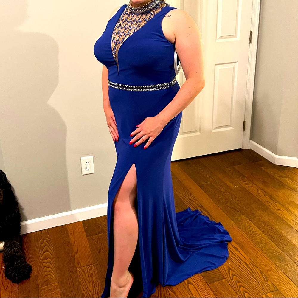 Rachel Allan Evening Gown size 14/16- NEVER WORN! Asking $275